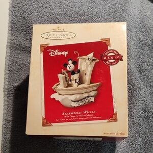 Disney Hallmark "Steamboat Willie Ornament"